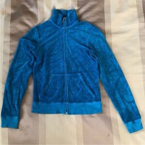 Teal more greeb terrycloth Zip-Up juicy Jacket